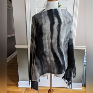 Hi Lo Fringed Poncho